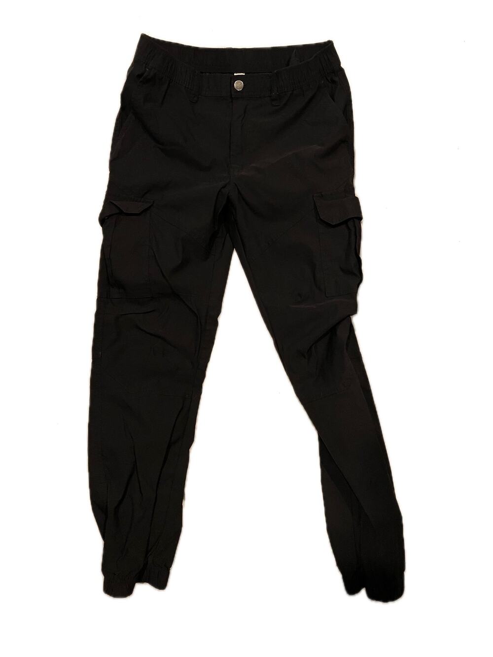 No Lablel Blak Cargo Joggers pants Mens 30x30